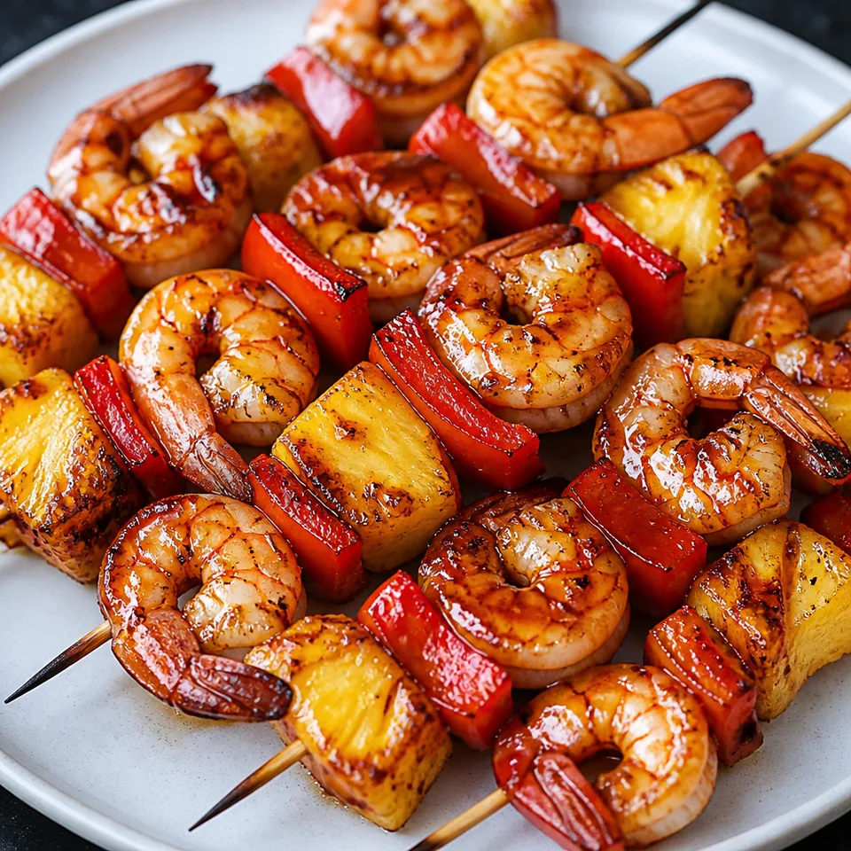 Pineapple Shrimp Skewers Recipe — serving inspiration