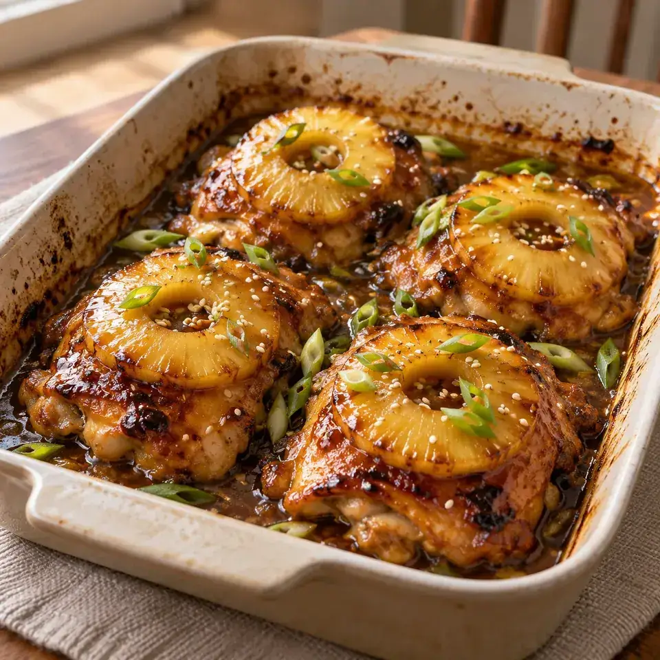 Pineapple Teriyaki Chicken — serving inspiration