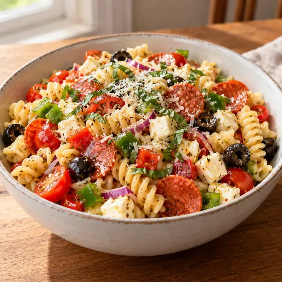 Pizza Pasta Salad — serving inspiration