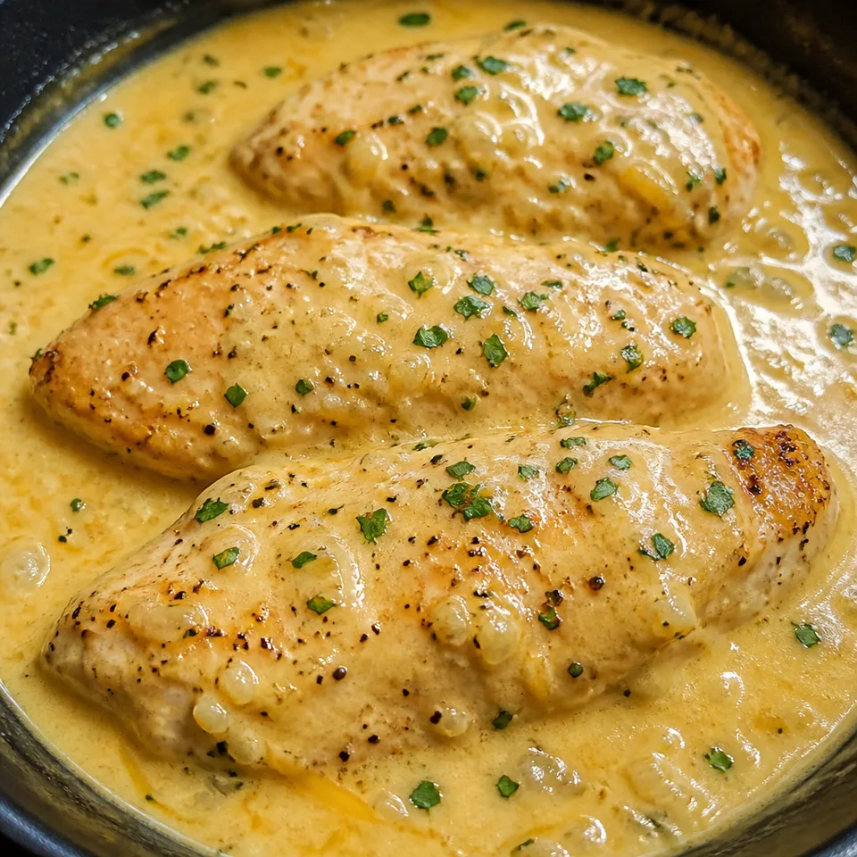 Pollo con Salsa de Queso (Chicken Breast with Cheese Sauce) — serving inspiration