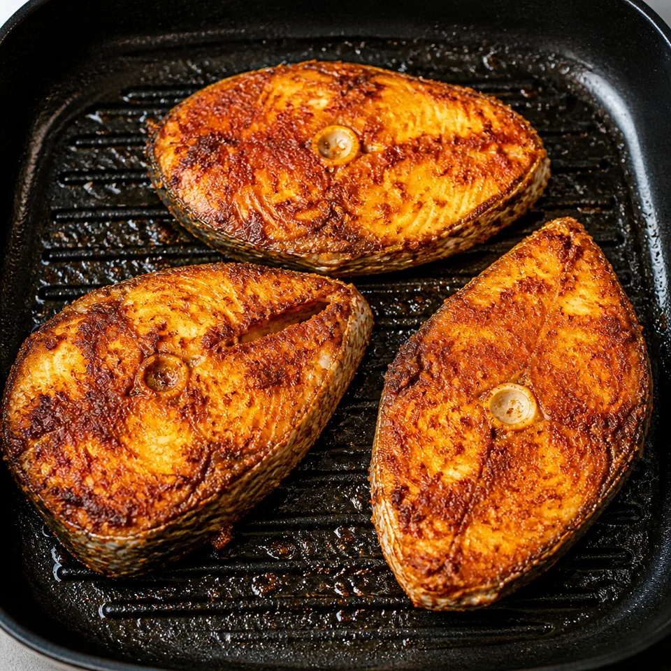 Pomfret Fry | Spicy Pan Fried Pompano — serving inspiration