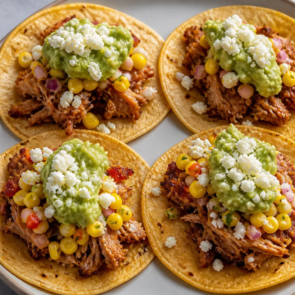 Pork Carnitas Street Tacos — serving inspiration