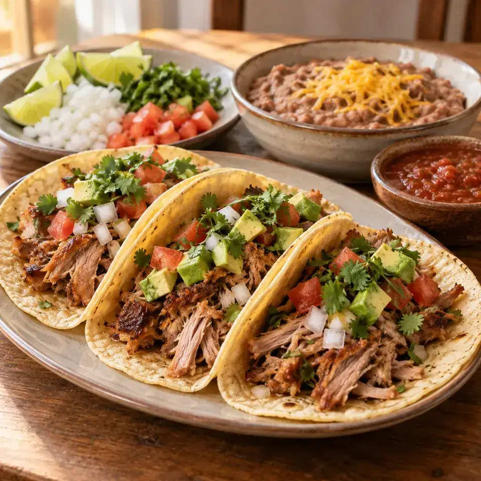 Pork Carnitas Tacos — serving inspiration