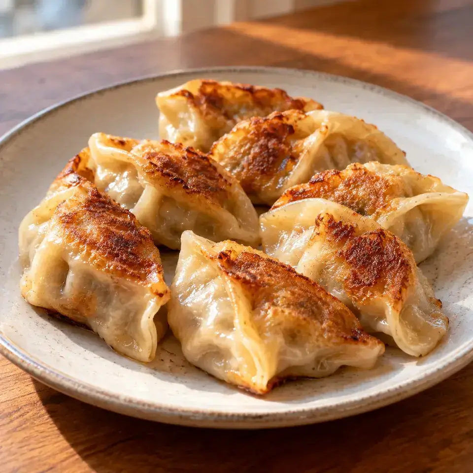 Pork & Ginger Pot Stickers — serving inspiration