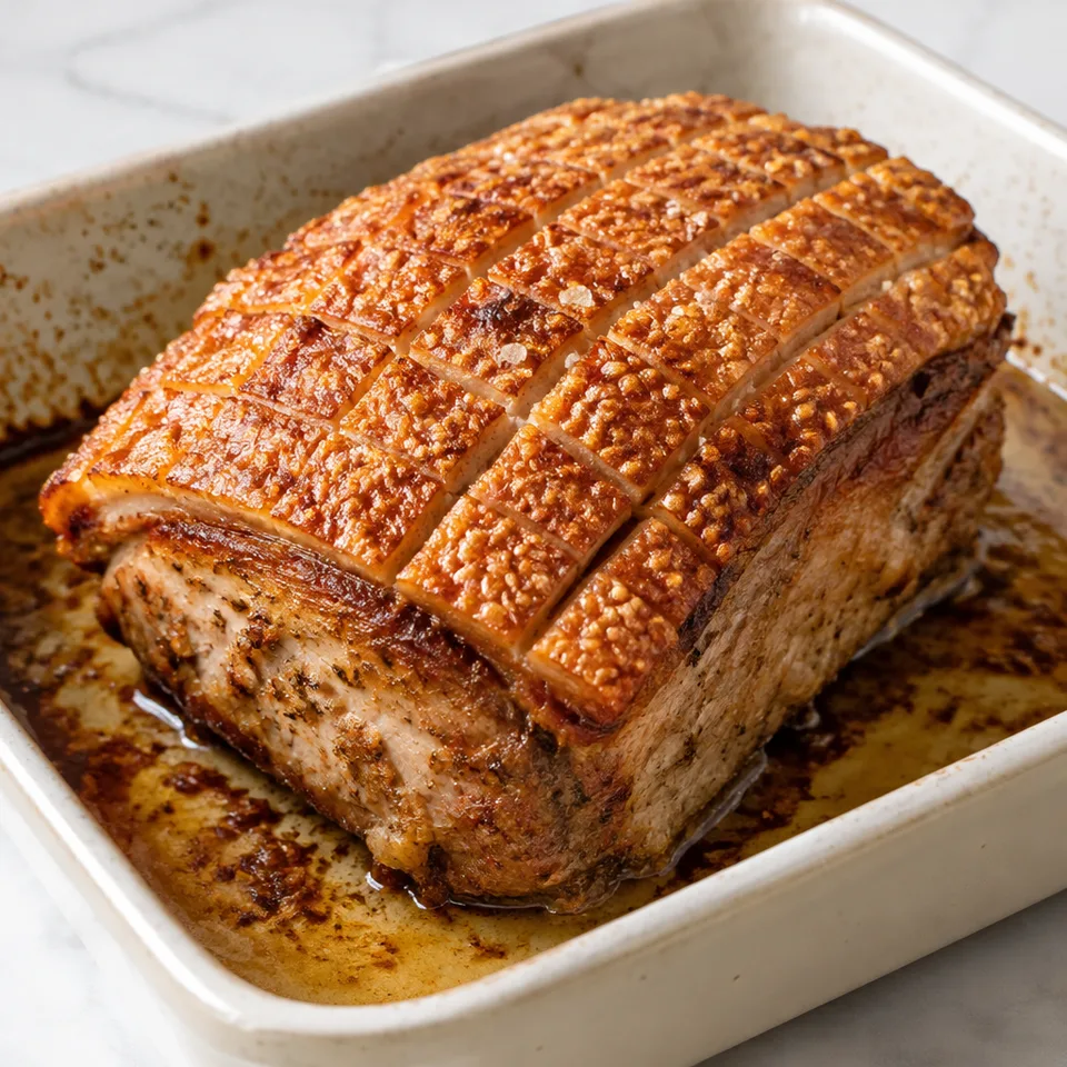 Pork Roast With Crackle — serving inspiration