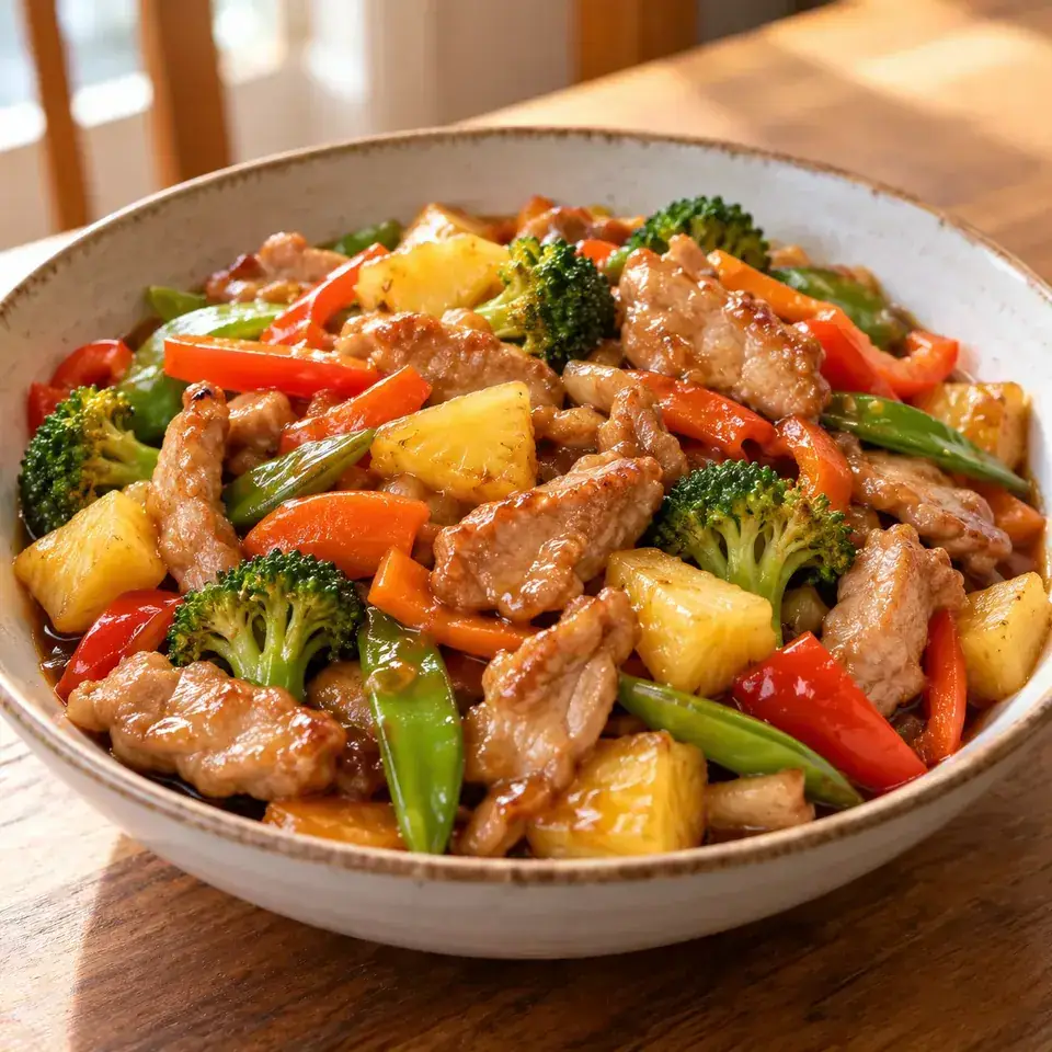 Pork Stir Fry — serving inspiration