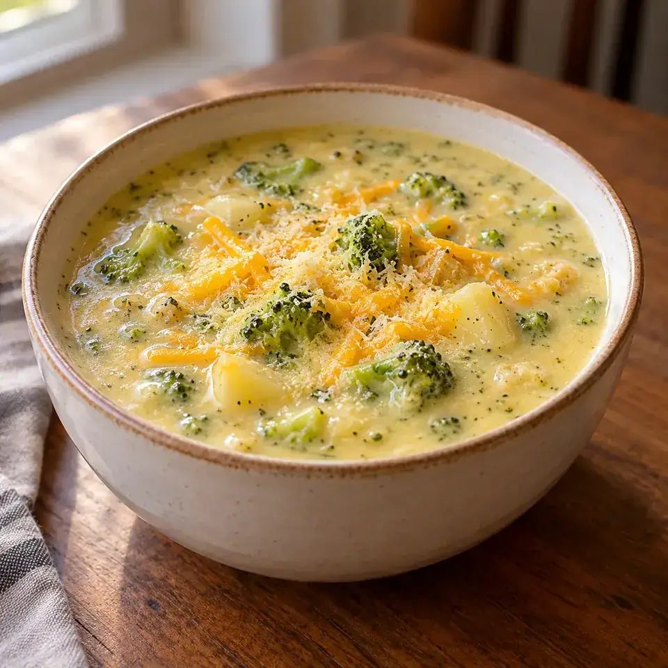 Potato Broccoli Soup — serving inspiration
