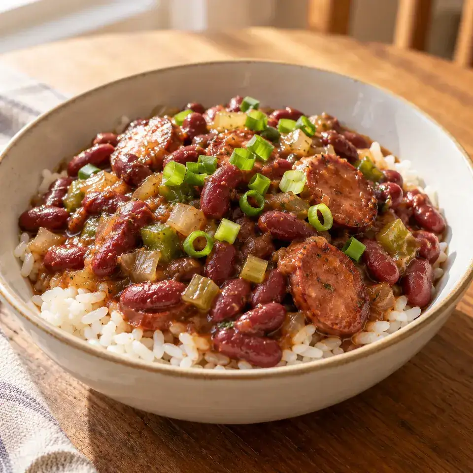 Pressure Cooker Red Beans — serving inspiration