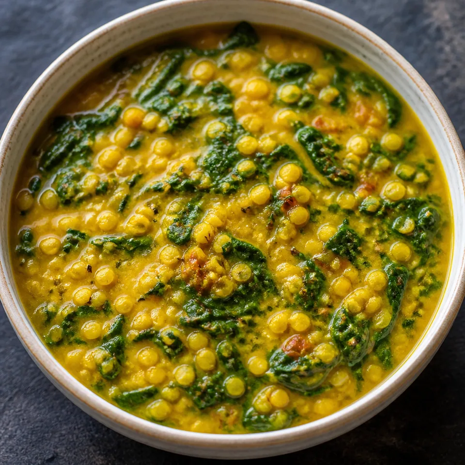 Pressure Cooker Spinach Dal (Dal Palak Recipe) — serving inspiration