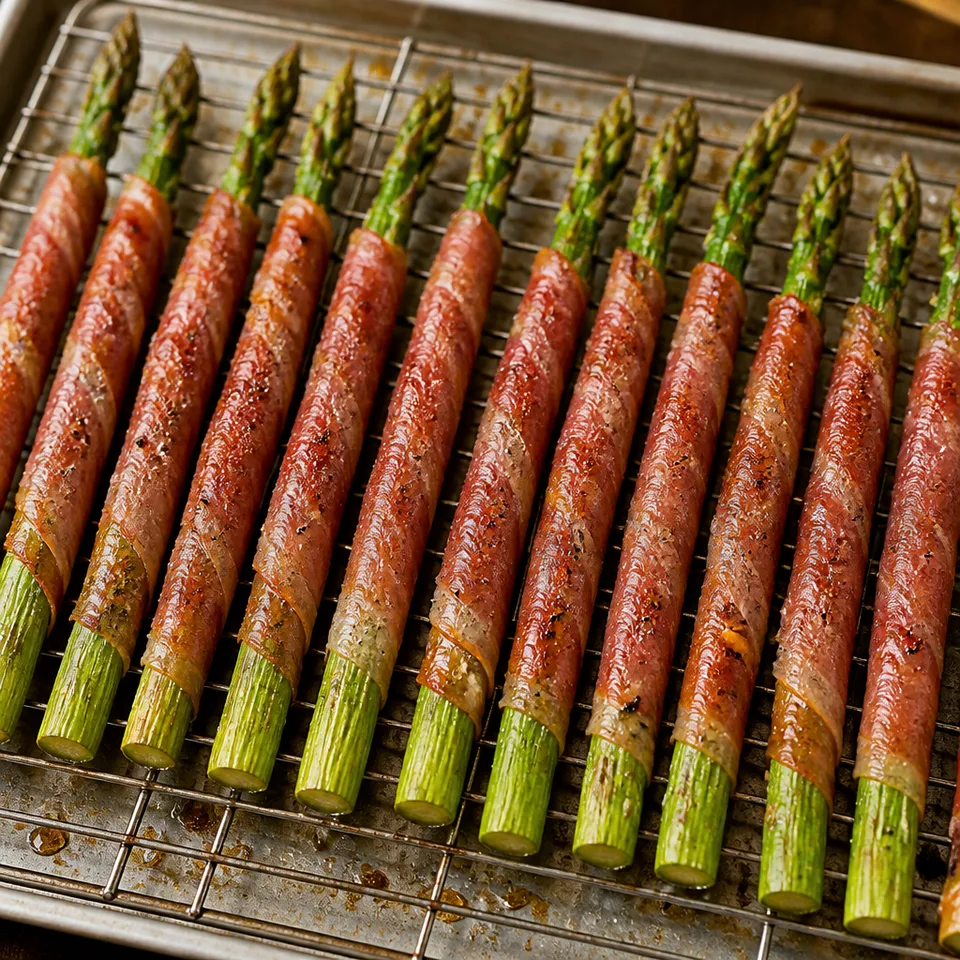 Prosciutto Wrapped Asparagus — serving inspiration
