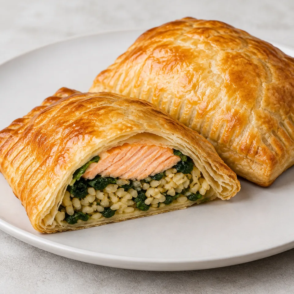 Puff Pastry Salmon Parcels — serving inspiration