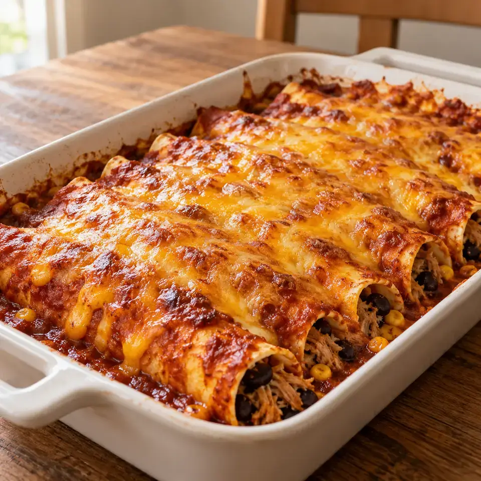 Pulled Pork Enchiladas — serving inspiration