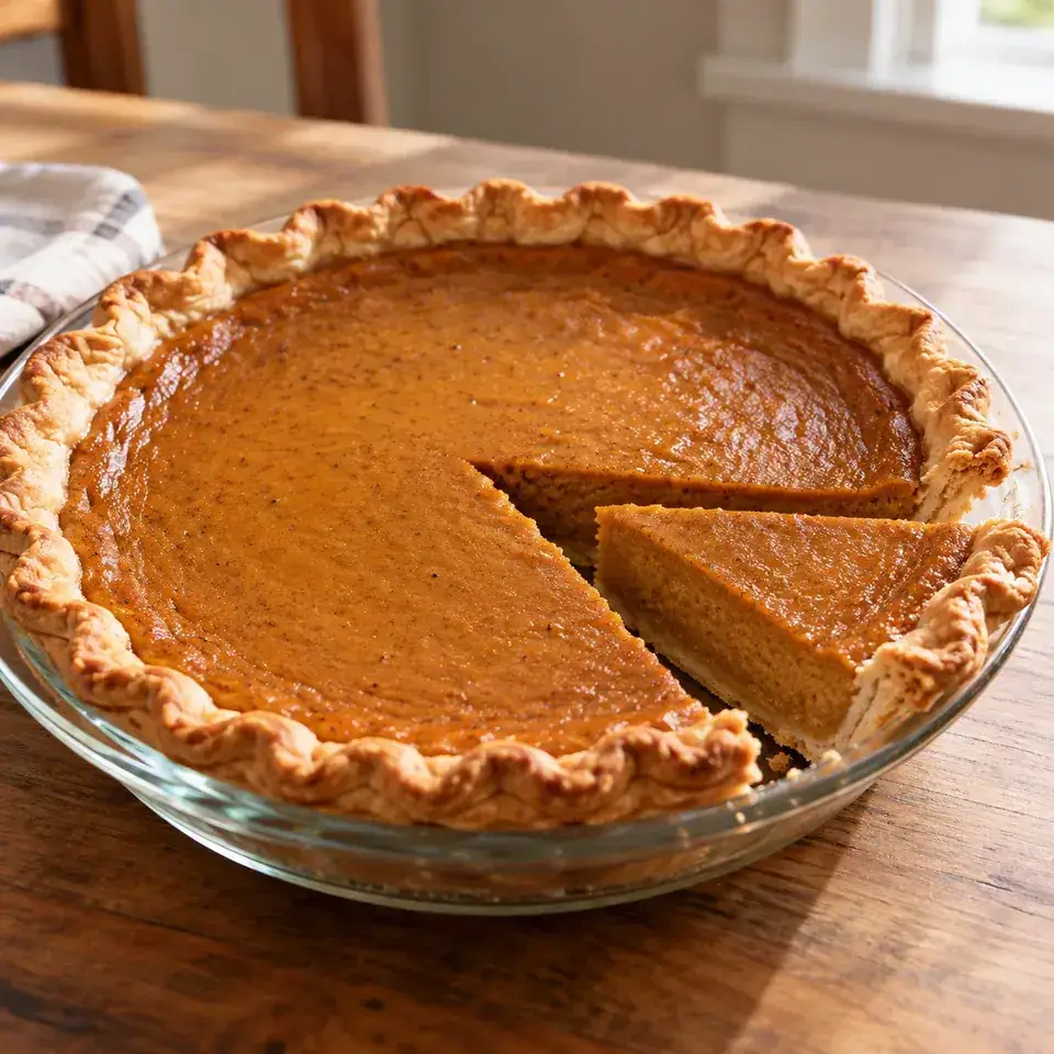 Pumpkin Pie — serving inspiration