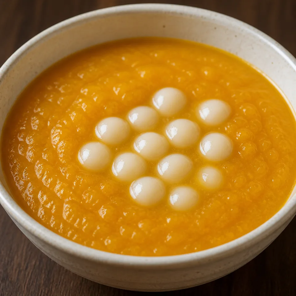 Pumpkin Porridge (Hobakjuk) — serving inspiration