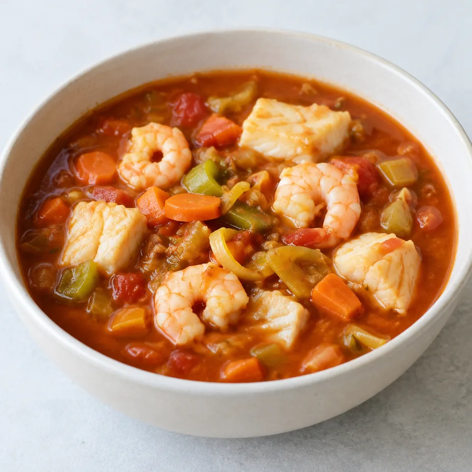 Quick and easy fish stew — serving inspiration