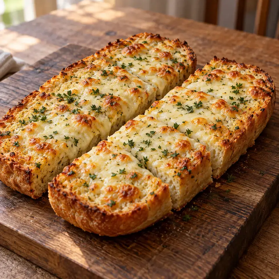 Quick Cheesy Garlic Bread — serving inspiration