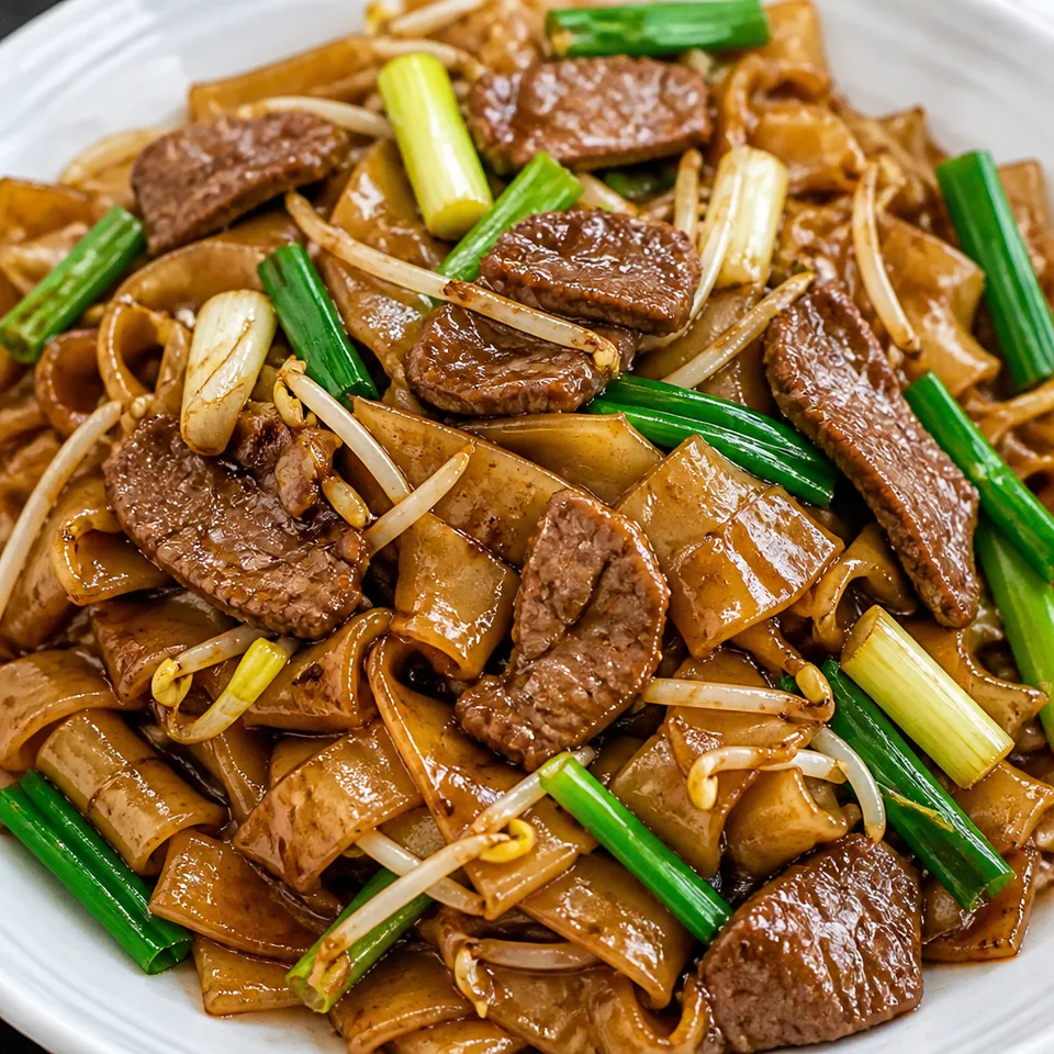 Quick & Easy Beef Chow Fun — serving inspiration
