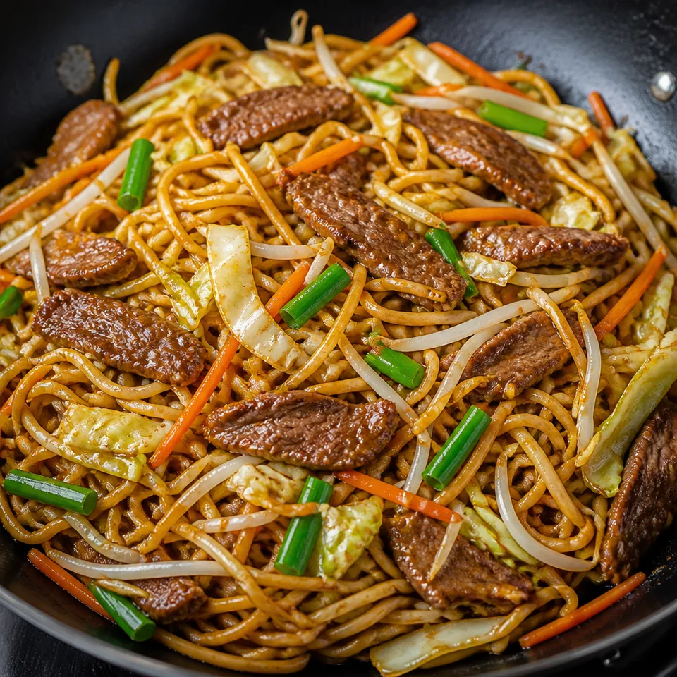 Quick & Easy Beef Chow Mein — serving inspiration