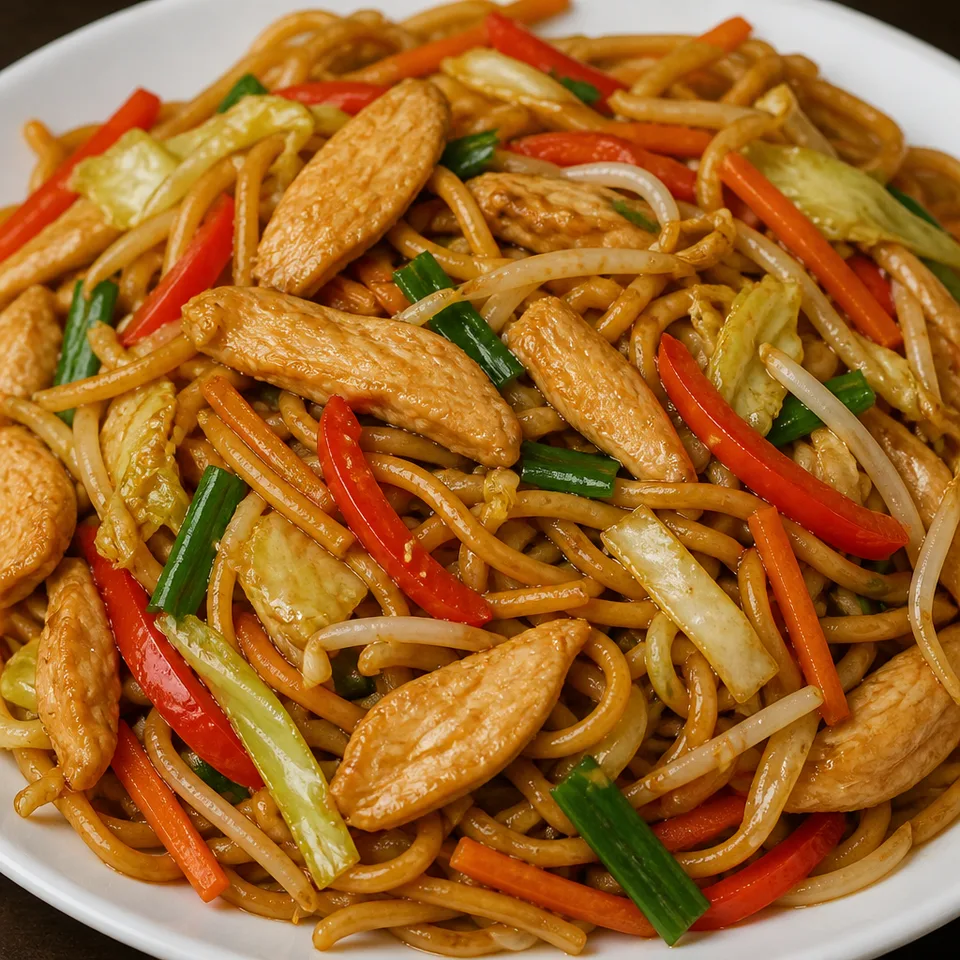 Quick & Easy Chicken Lo Mein — serving inspiration