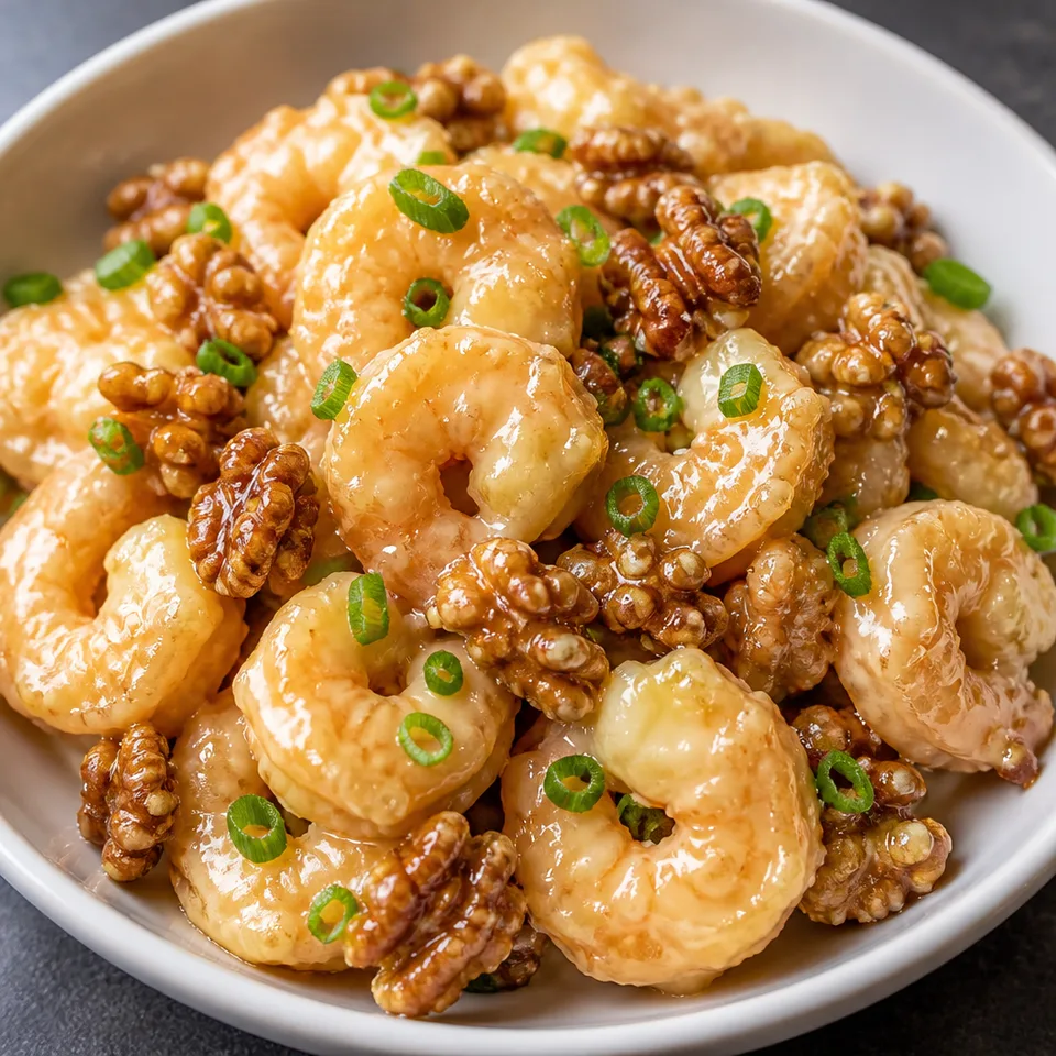Quick & Easy Honey Walnut Shrimp — serving inspiration