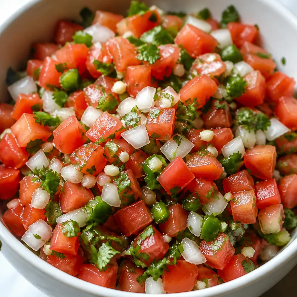 Quick Pico De Gallo — serving inspiration