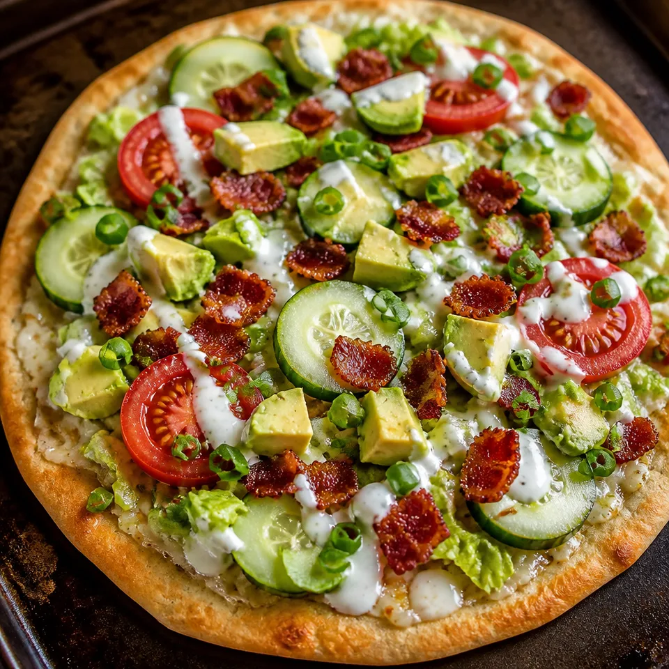 Ranch BLT Flatbread — serving inspiration