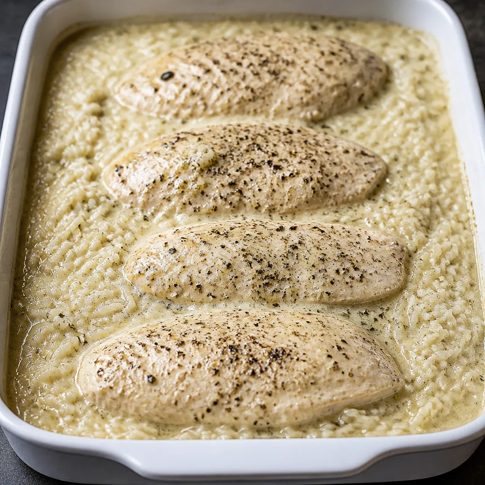 Ranch Chicken and Rice Casserole — serving inspiration