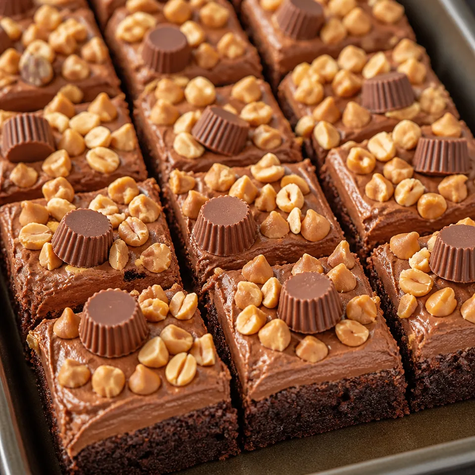 Reese's Brownies Recipe — serving inspiration