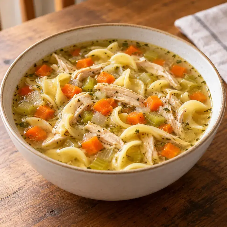 Chicken Noodle Soup — serving inspiration