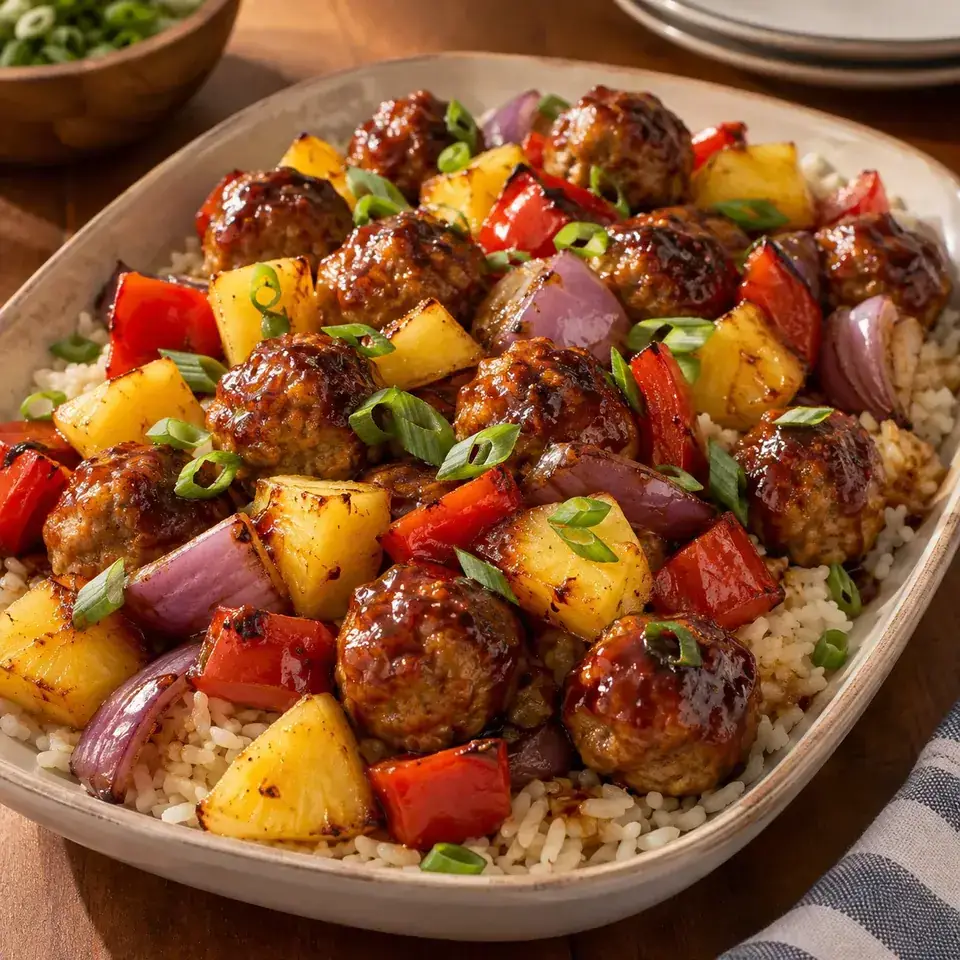 BBQ Meatballs — serving inspiration