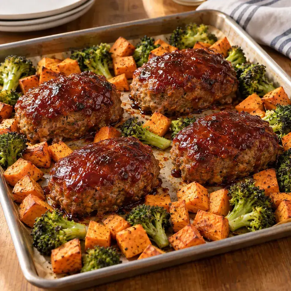 BBQ Meatloaf Dinner — serving inspiration