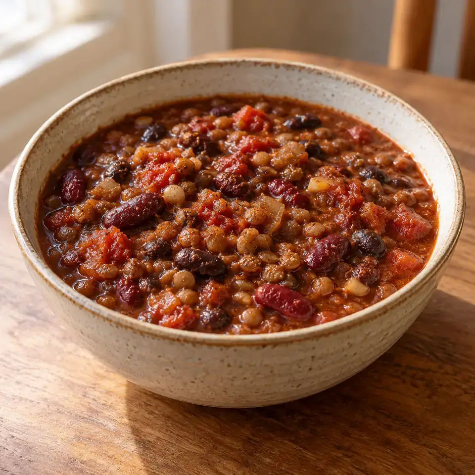 Slow Cooker Vegetarian Lentil Chili — serving inspiration