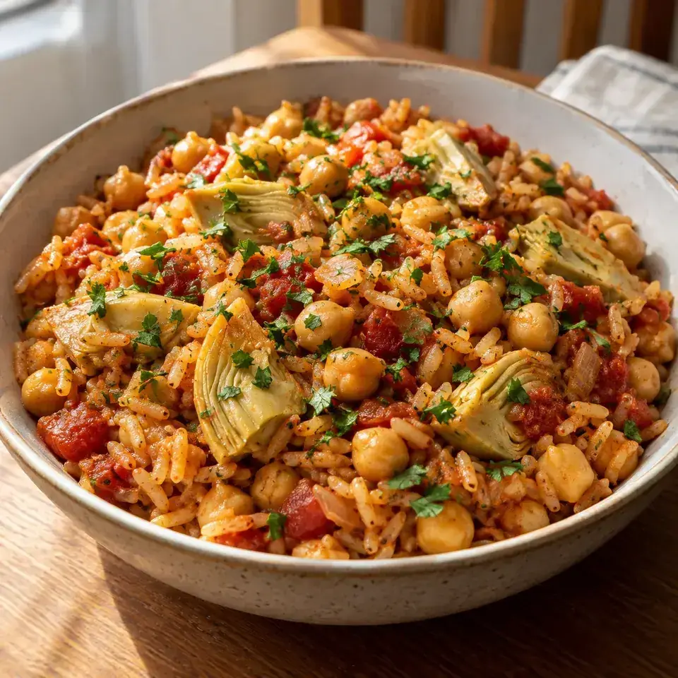 Spanish Chickpeas and Rice — serving inspiration