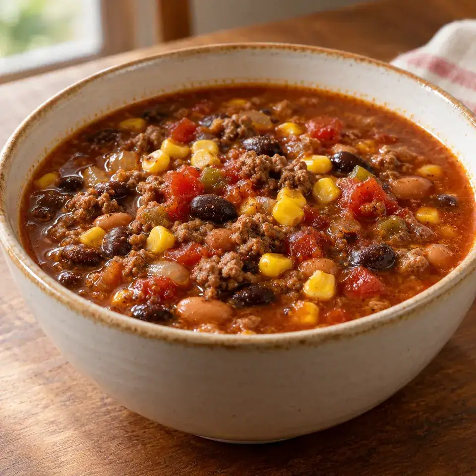 Taco Soup — serving inspiration