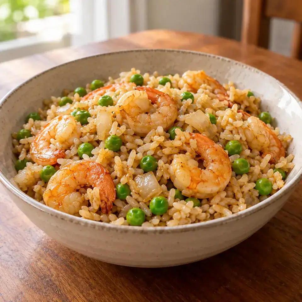 Rice Cooker Teriyaki Shrimp and Rice Recipe — serving inspiration