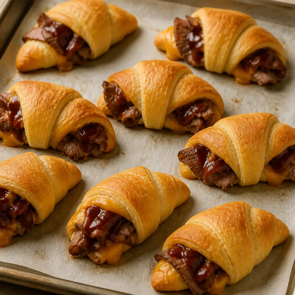Roast Beef and Cheddar Crescent Rolls — serving inspiration