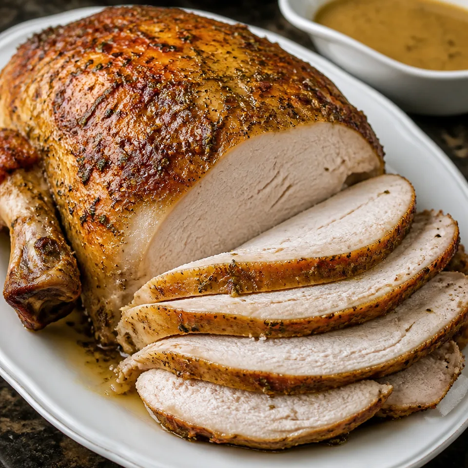 Roast Turkey Breast — serving inspiration