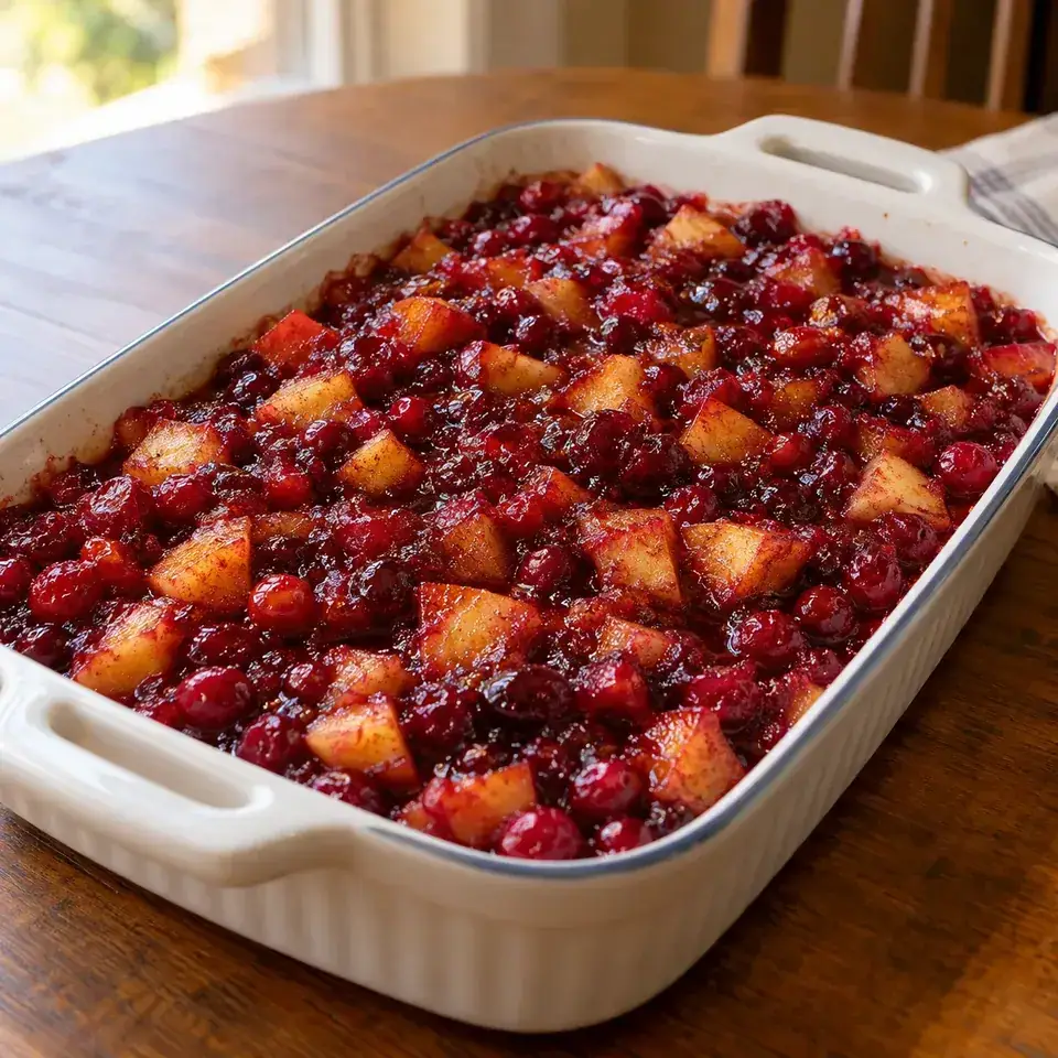 Roasted Apple Cranberry Relish — serving inspiration