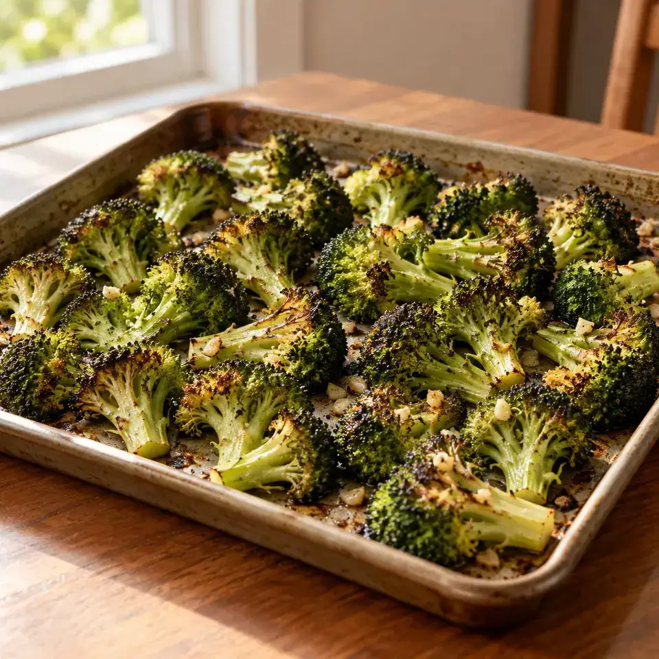 Roasted broccoli — serving inspiration
