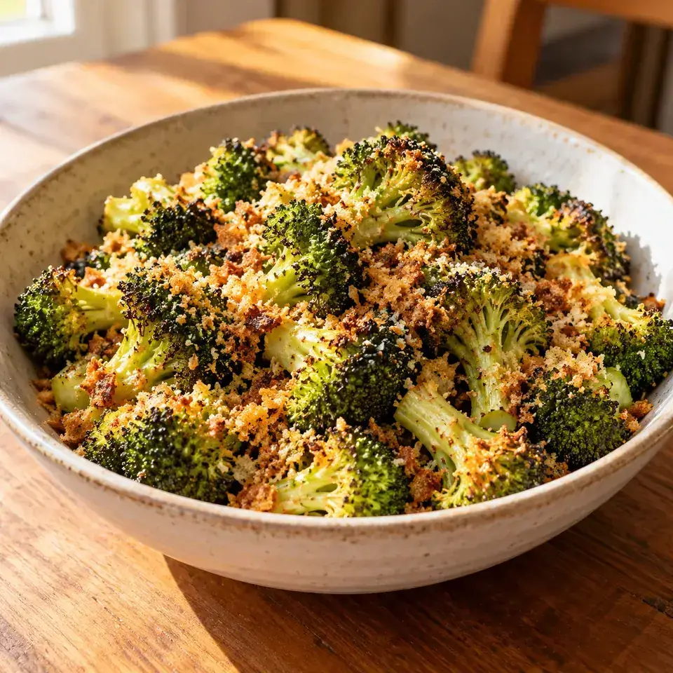 Roasted Broccoli with Toasted Pangritata (Breadcrumbs) — serving inspiration