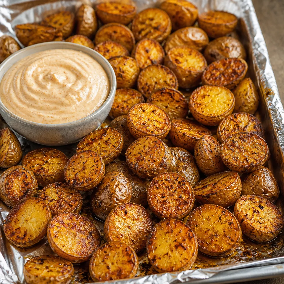 Roasted Cajun Potatoes — serving inspiration