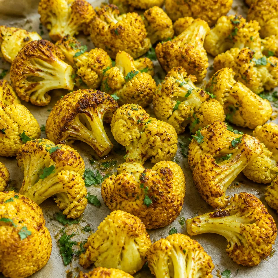 Roasted Curried Cauliflower — serving inspiration
