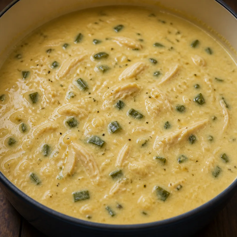 Roasted Poblano Chicken Cauliflower Soup — serving inspiration