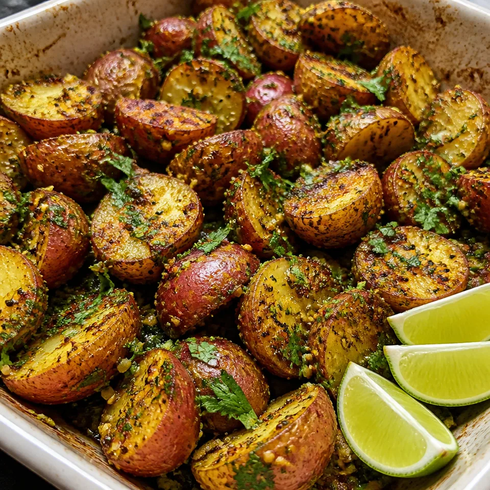 Roasted Potatoes with East Indian Spices — serving inspiration