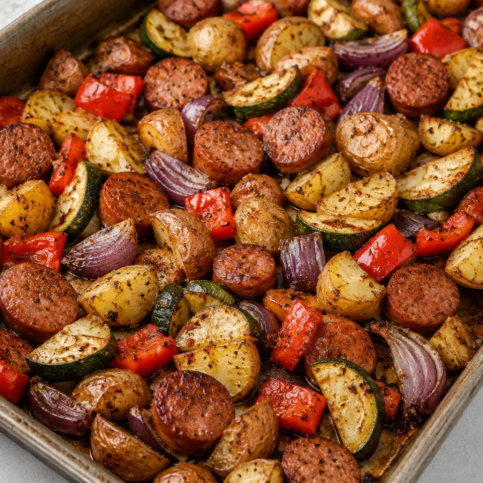 Roasted Sausage and Potatoes — serving inspiration