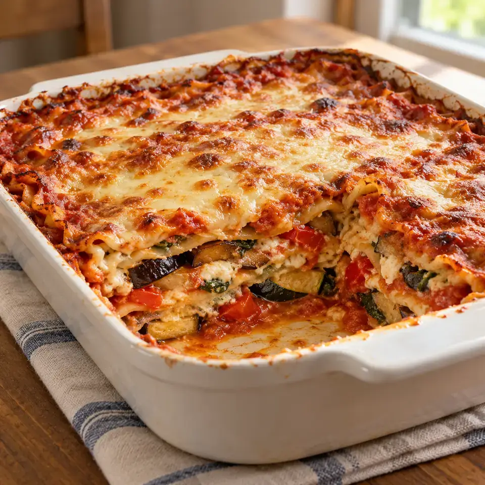 Roasted Vegetable Lasagna — serving inspiration