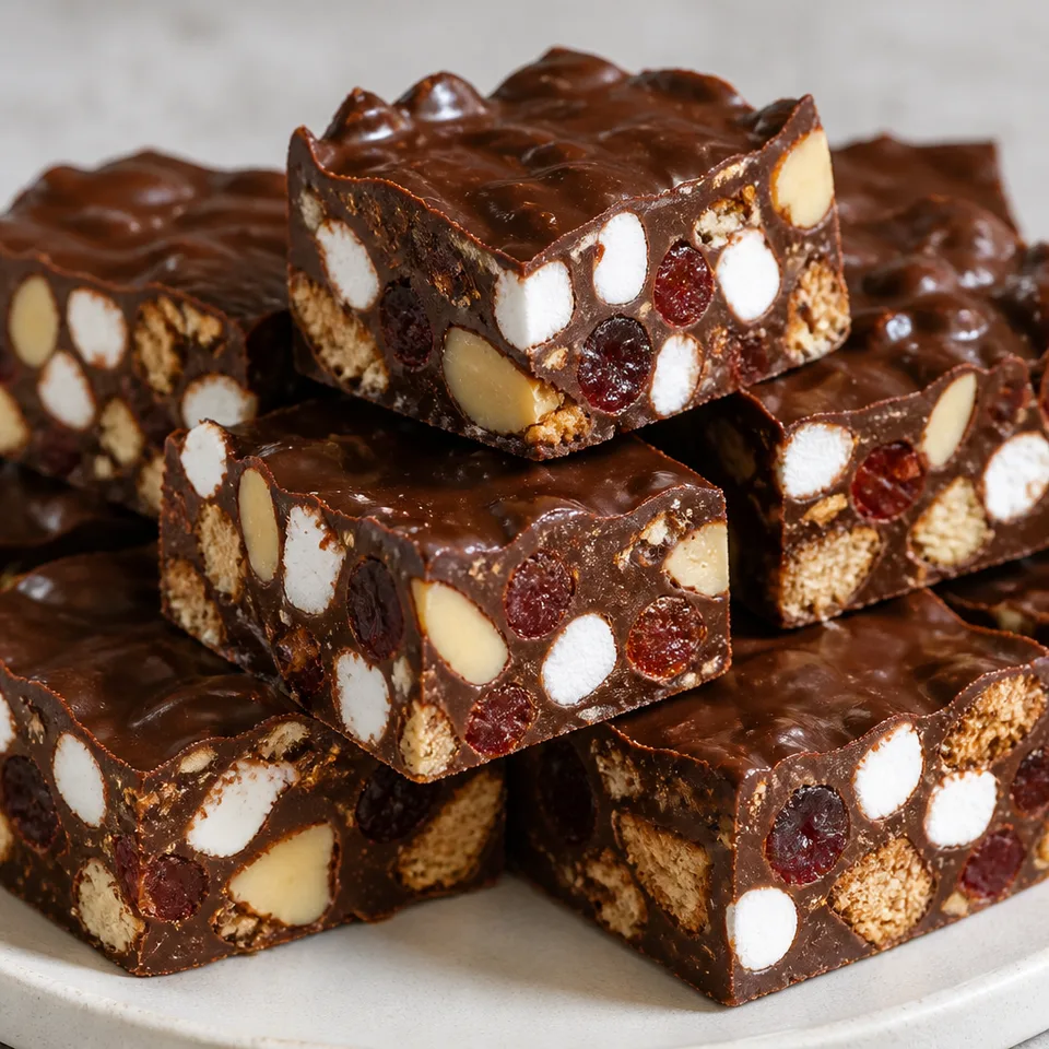 Rocky Road Bars — serving inspiration