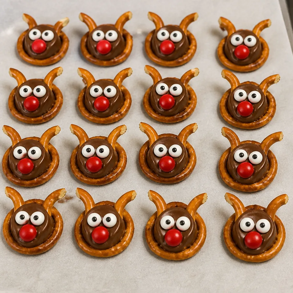 Rolo Pretzel Reindeer — serving inspiration