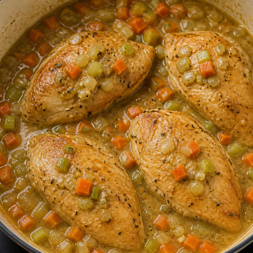 Rustic Braised Chicken Breast — serving inspiration