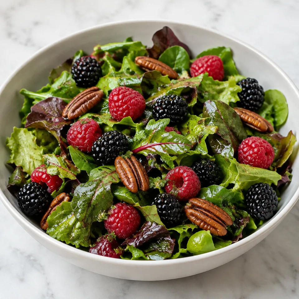 Salad with Berries and Pecans — serving inspiration